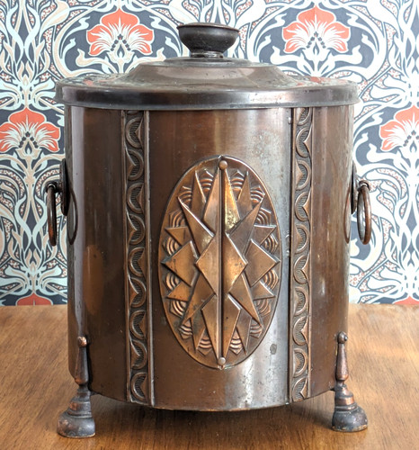 English art deco copper - english,