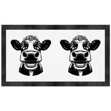 'Dairy Cow Laughing' Pet Feeding Mat (PM00029696)