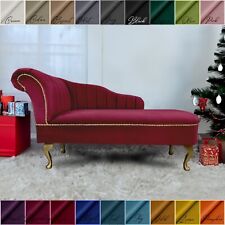 Wine Stripe Chaise Lounge Sofa