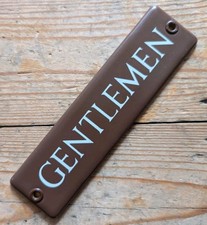 GENTLEMEN - 6" Toilet Door