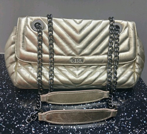 Biba metalllic gold quilted - biba,