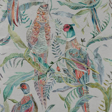 Pheasant Velvet Curtain Fabric