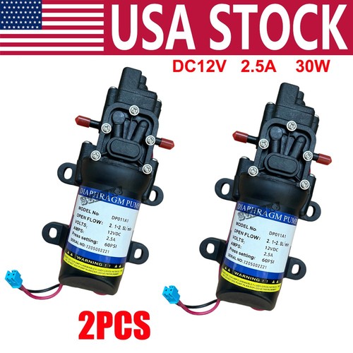 2pcs dc12v water - 2pcs, 60psi