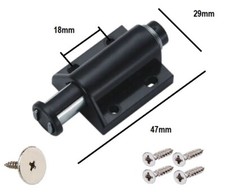 Magnetic Pressure Catch Push To Open Latch Kitchen Cupboard Drawer Cabinet Door