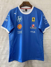 NEW Scuderia Ferrari F1 Blu Maglietta Monza Squadra 2025 Special Edition azzurra