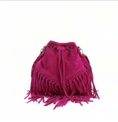 Rose borse pelle - suede, hobo