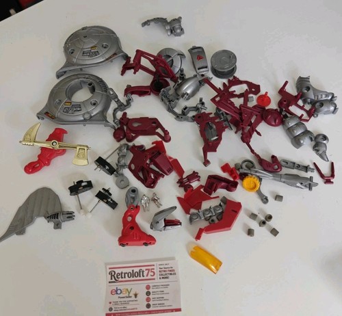 Tomy red zoids parts bundle - red,
