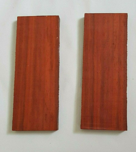 Pair padauk wood - wood, knife