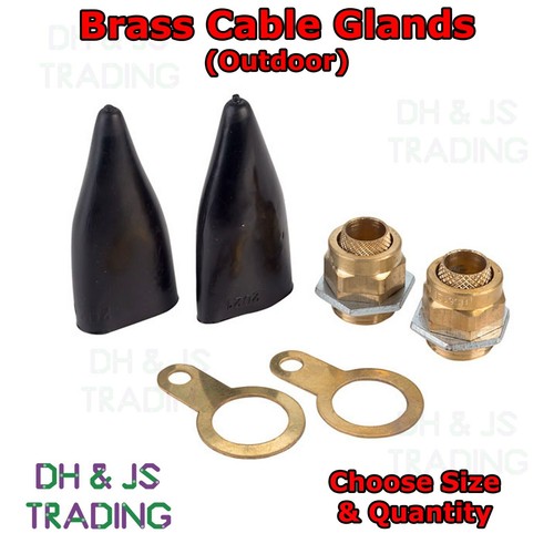 Brass cable glands - brass, for