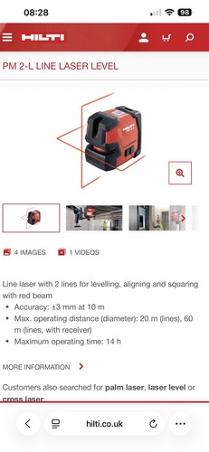 Hilti pm2 laser - hilti, pm2-l