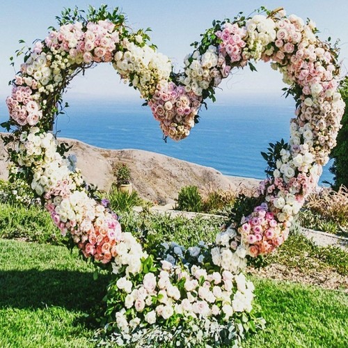 Large heart archway - archway, wedding