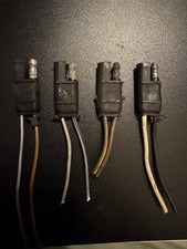 Ford Escort Mk3 2 Pin Wiring Plug Spot Lights Fog Lamps X1