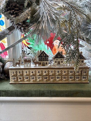 Display wooden advent - display,