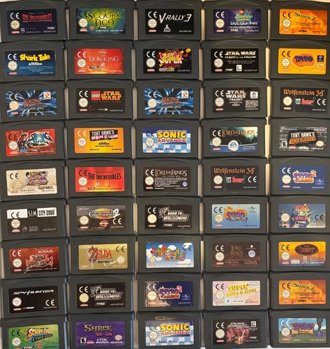 Nintendo gameboy advance games - gameboy,