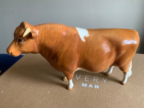 Vintage beswick guernsey bull - beswick,