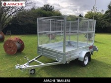 New 7x4 Trailer  Double cage