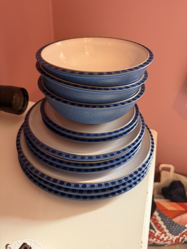 Denby reflex blue piece - denby, 11-piece