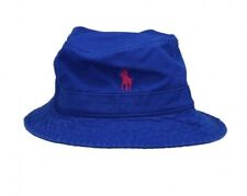  Polo Ralph Lauren Twill Cotton Loft Bucket Hat Royal Blue Size S/M