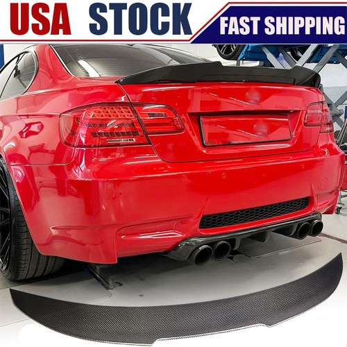Real carbon rear trunk wing - carbon,