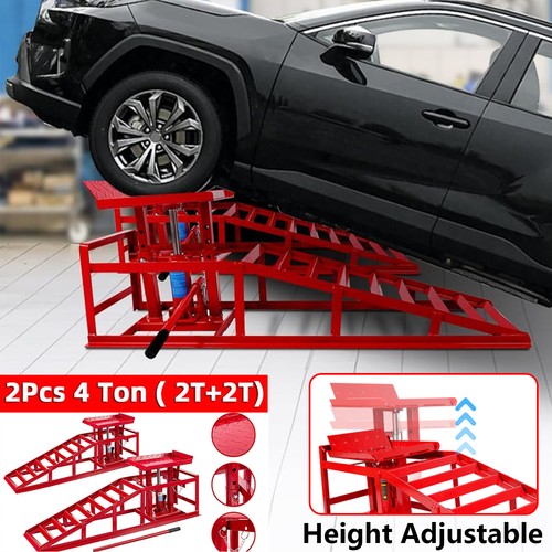 Heavy duty metal car ramp - x,