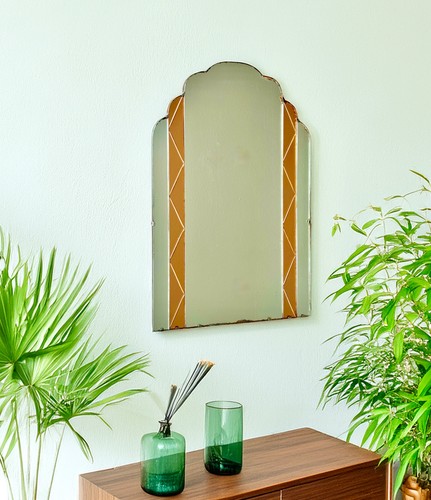 Vintage art deco wall - wall, mirror