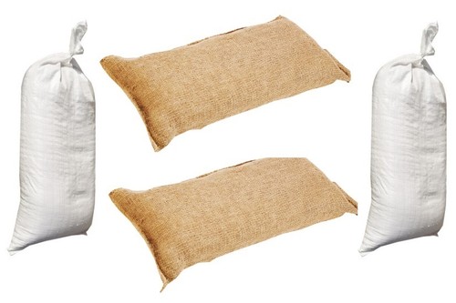 Hessian and white - and,