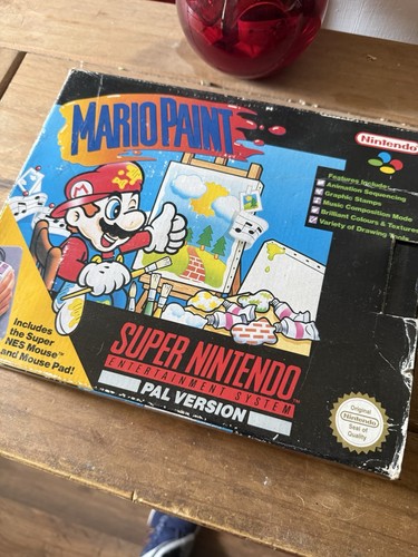 Mario paint snes - paint,
