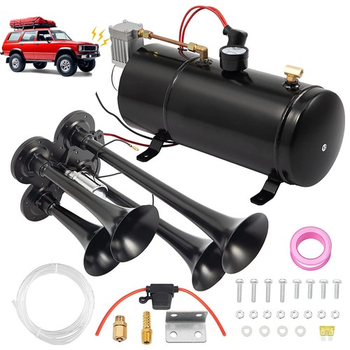 Air compressor trumpet with - air,