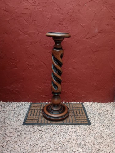Wooden open barley twist - barley,