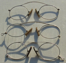 3 Pince Nez, Frames, white