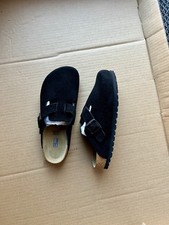 Birkenstock Boston Clogs Suede
