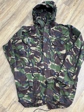 British Army Woodland DPM Camo Windproof Combat Smock Jacket Size 180/96
