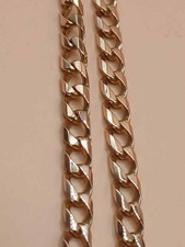 22 inch 9 carat gold flat link