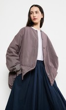 Oversized Cotton Bomber Jacket by Privatsachen - Size UK12/14