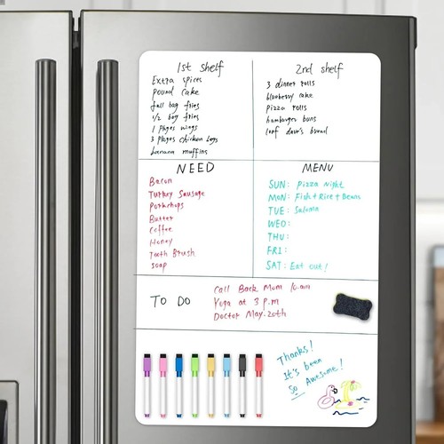 Size magnetic whiteboard - a2,
