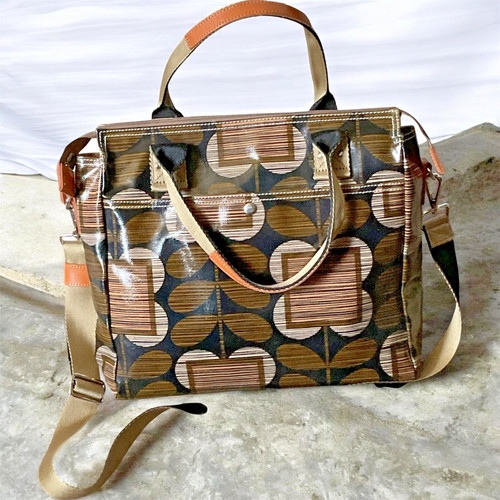 Orla kiely oilcloth tote bag - kiely,