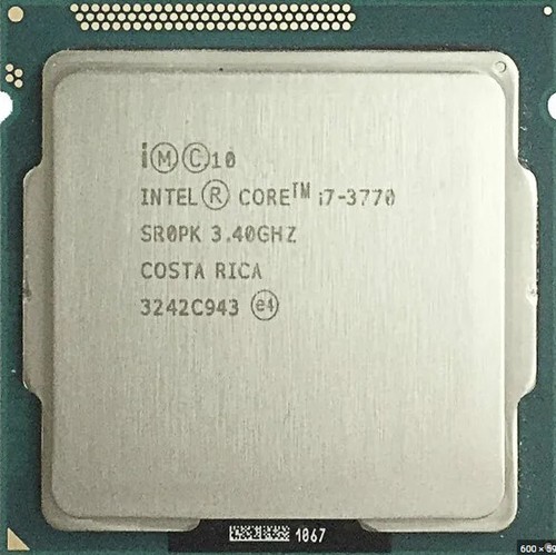 Intel cpu core 3770 4ghz - cpu,