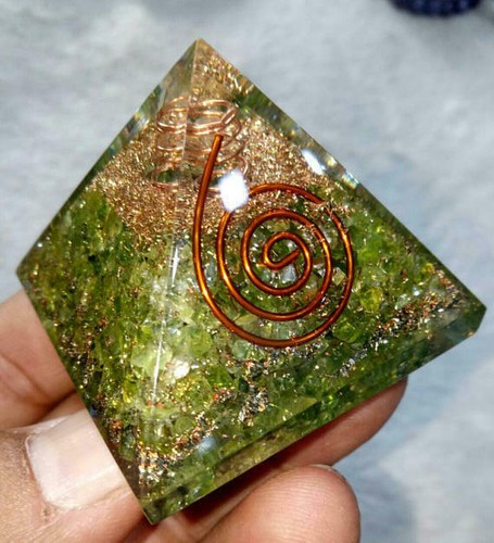Peridot orgone organite - orgone, energy