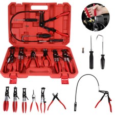 9pc Flexible Hose Clamp Clip