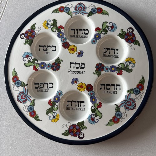 Ceramic seder plate - seder,