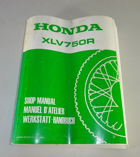 Workshop manual honda xlv 750 - honda,
