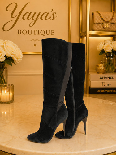 Moda pelle black suede - in,