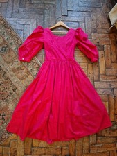 Vintage Ladies 1980's Prom Party Swing Dress UK12