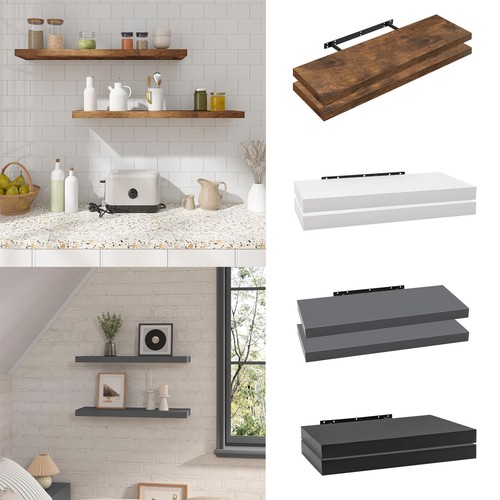 Modern 2pcs floating wall - modern,
