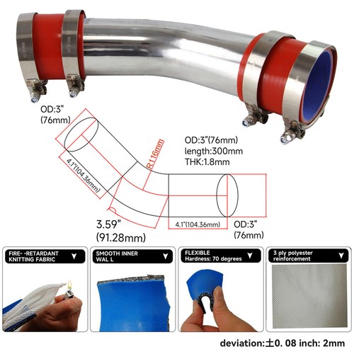 Degree 76mm aluminum - 45,