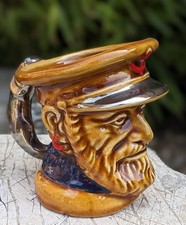 Vintage Lord Nelson Ware Sea Captain Mug – Character Toby Jug with Fish Handle