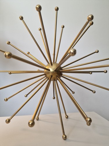1950s brass sputnik sculpture - sputnik,