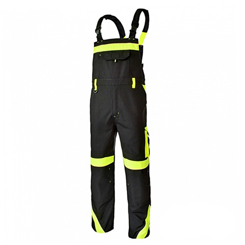 Vis grey yellow bib - grey-yellow, brace