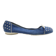 TODS Ballet Shoes Blue Suede