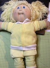Cabbage Patch Blonde Blue Eyes